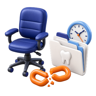 Dental billing staff turnover icon